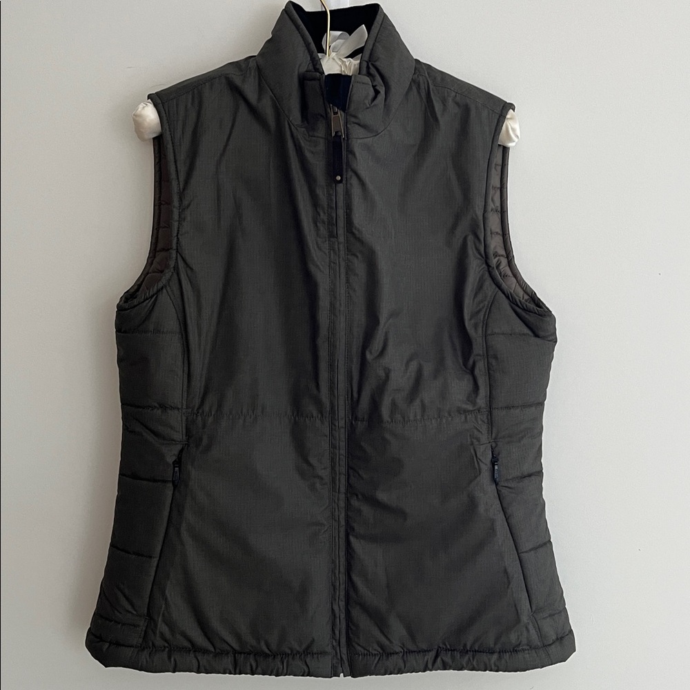 C.C. FILSON Lightweight Puffer Vest Zip Front High Neck Outdoors Hiking Walking